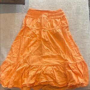 Women’s Orange Skirt / Swim cover